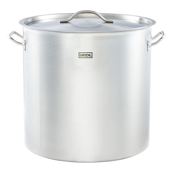Pot à soupe Gredil forme haute série ECO Ø 450 mm, couvercle inclus, KG0801450