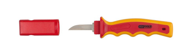 Couteau à dénuder KS Tools avec isolation de protection, 200 mm, 117.1360