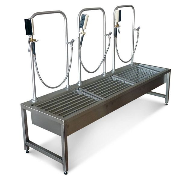 Lave-bottes intégré Bockermann 3 stations de nettoyage, STW 336-3