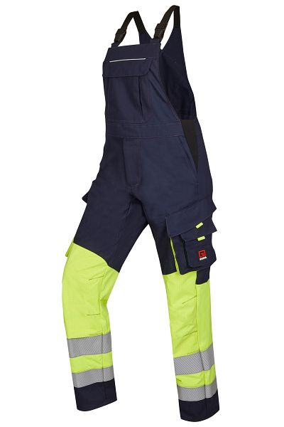 Salopette ROFA 4592506, taille 46, couleur 387-noir marine-jaune lumineux, 4592506-387-46