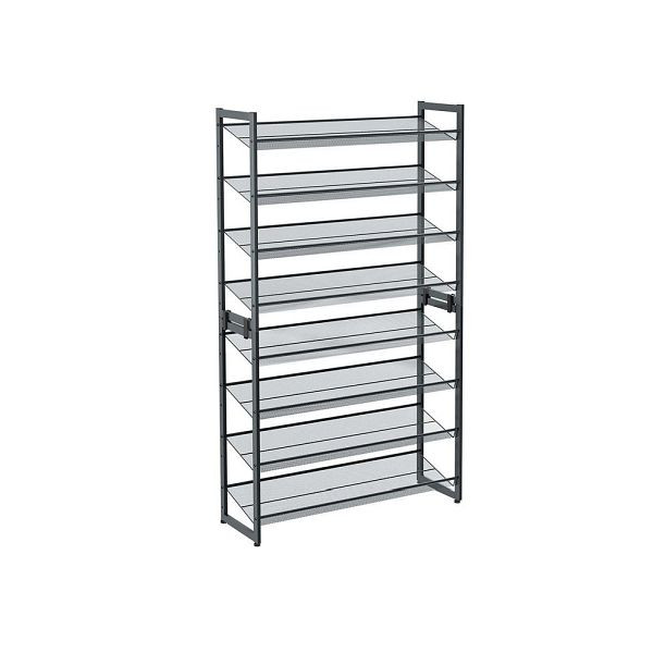 SONGMICS étagère à chaussures lot de 2 gris, LMR08GB