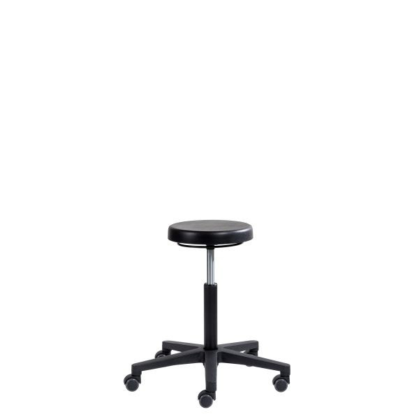 Tabouret de travail SOFAME ERGOLINE à roulettes, hauteur d'assise 47-67 cm, piètement polyamide, W050110009
