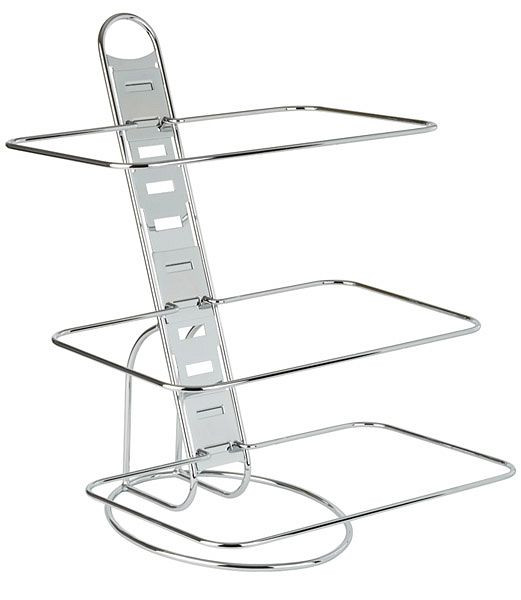 APS échelle de buffet -BIG GN-, 52 x 59 cm, hauteur : 66 cm, métal, chromé, 11529