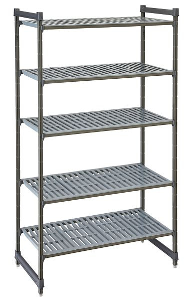Unité de base Cambro Camshelving® Basics 5V 21X36X64, graphite mat, CBU213664V5580