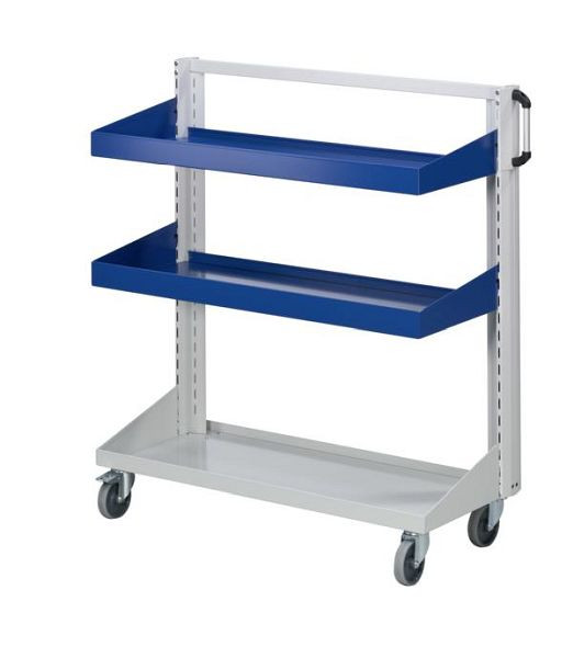 Baignoires de base ANKE; 1250 x 650 x 1350 mm; RAL 7035/5010; avec 2 x plateau 450 mm, 962.143