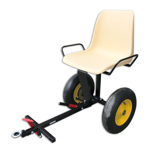 Siège mobile BAMATO pour tondeuses à gazon hautes GS-500, GS-875, GS-950V et broyeur GM-875, gros pneus pneumatiques, frein à pied et frein de stationnement, SEAT