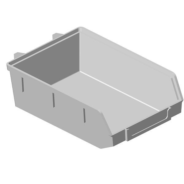 Système d'éléments MINIBOX, 90X135X40 mm, BLANC, UE: 20 pièces, 11403-00004