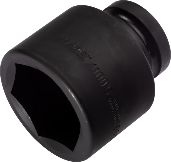 Choc Hazet, douille tournevis machine, hexagonale, carré creux 25 mm (1 pouce), profil hexagonal externe, 55 mm, 1100S-55