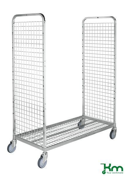 Chariot de préparation de commandes Kongamek module 300, 900 x 625 x 1230 mm, galvanisé, 4 roulettes, KM300-S12