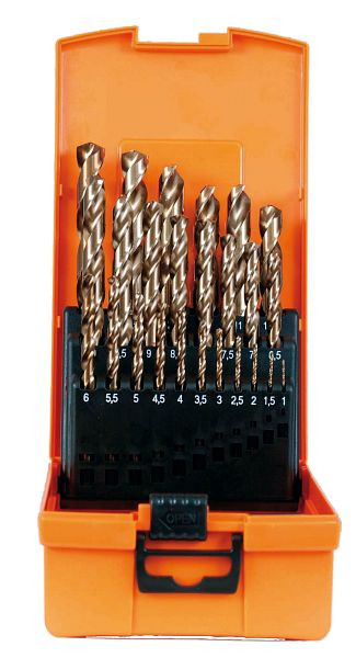 Cassette plastique Projahn HSS-Co 1-13 mm 25 pièces, 67386
