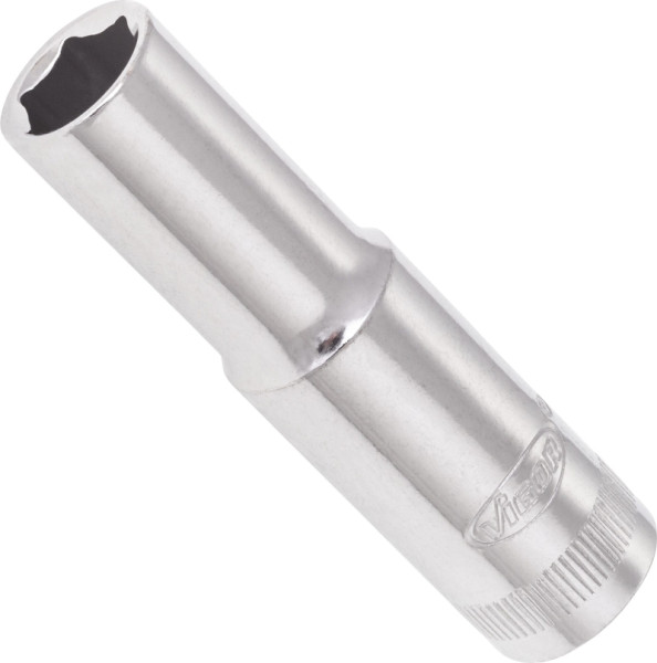 VIGOR Insert pour clé à douille, long, carré creux 10 mm (3/8"), profil à six pans extérieurs, 10 mm, V2018N
