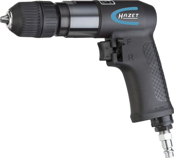 Perceuse Hazet, conduit d'évacuation d'air vers le bas à travers la poignée, mandrin sans clé sans outil, boîtier de machine robuste, 9030N-1