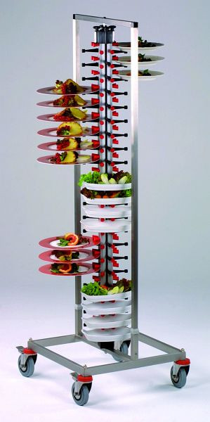 Chariot à assiettes mobile ADE PM84STA, pour 84 assiettes avec cadre rigide, 4630