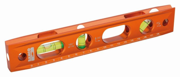 Bahco Torpedo Level 230 mm Profilé en aluminium en forme de V Précision ± 0,5 mm/m 426TOR9