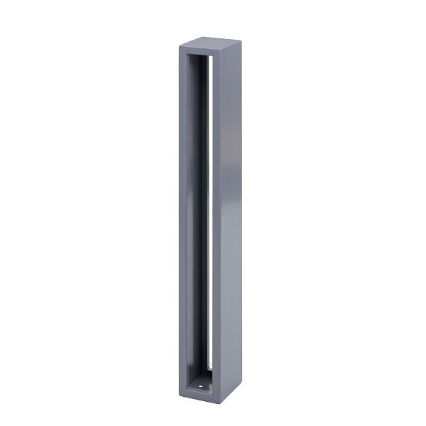 Cintre pour vélo Mendler HWC-J80, support incliné pour support de vélo, extérieur en acier galvanisé revêtu par poudre 87x10x13cm, gris, 83308