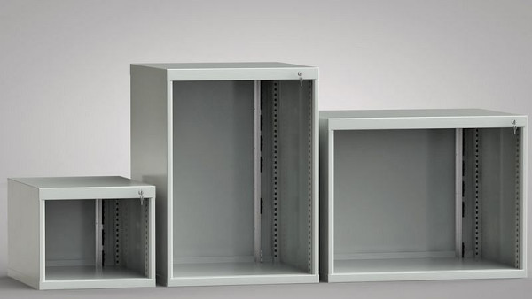 Armoire à tiroirs KLW - boîtier vide, hauteur : 850 mm, largeur : 1031 mm, profondeur : 750 mm, dimension d'installation : 750 mm, SJB0850-LG