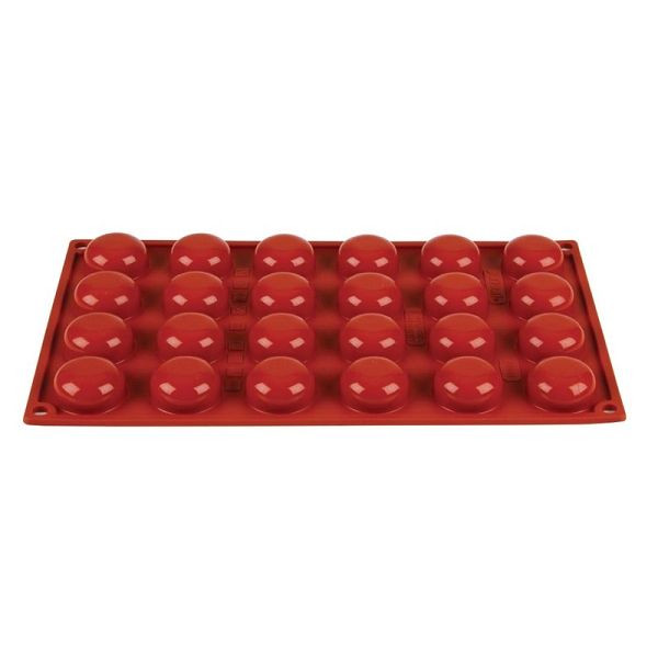 Pavoni Formaflex moule de cuisson en silicone 24 hémisphères, N940