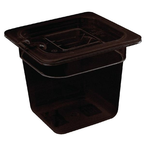 Bac GN Vogue GN1 / 6 noir 65mm, U469