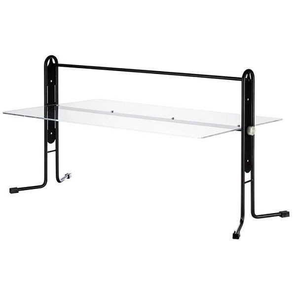 Protection hygiénique APS -BUFFET GUARD-, 93 x 53 cm, hauteur : 50,5 cm, structure : métal, noir, plateau acrylique, 80 x 53 cm, 98120