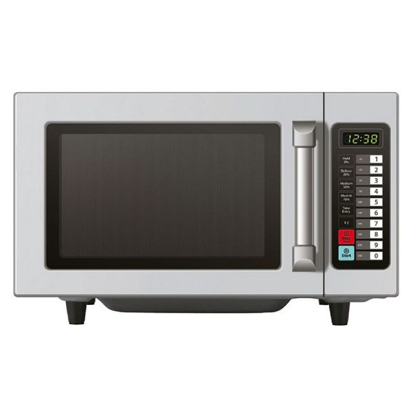 Micro-ondes Gastro-Inox 1000W, puissance micro-ondes 1000 watts, numérique avec boutons tactiles, 101.301