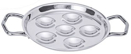 Assiette à escargots Contacto avec poignées pour 6 escargots, 6885/006