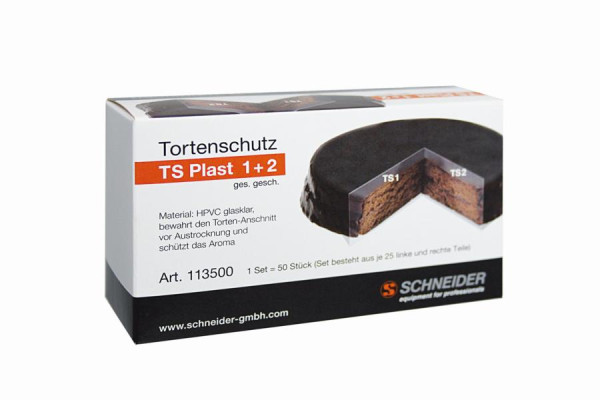 Disques de protection pour gâteaux Schneider TS 1+2, 50 pièces dans une boîte (set), 113500