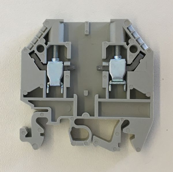 Support de bornier ELMAG jusqu'à 4 mm², largeur 6 mm, gris, pour diode de blocage DIST-D / V0 pour série MBNA, 9503691