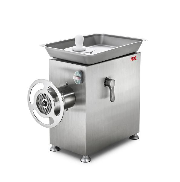 Hachoir à viande ADE FL82N-400, avec set de coupe en cinq pièces (pré-couteau, 2 couteaux croisés, 2 disques perforés standard 82 mm/3+7,8 mm), 4314