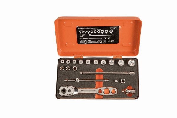 Ensemble d'outils de réfrigération Bahco 1/4", métrique, 19 pièces, R6725MK