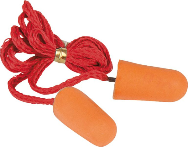 Bouchons d'oreille en PU KS Tools, avec cordon, paquet de 20 paires, 985.7051