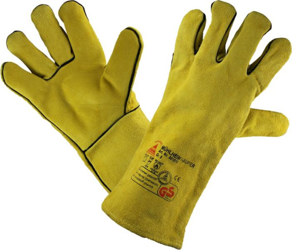 Hase Safety MÜHLHEIM-I-SUPER, gants de sécurité pour soudeurs, taille : 10, UE : 6 paires, 301010-10