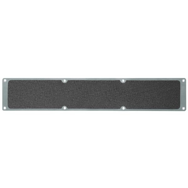 Pantalon de farine plaque antidérapante en aluminium avec revêtement antidérapant m2, Easy Clean noir 114x1000mm, APM3SF2