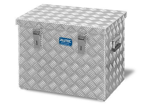 Boîte de transport DENIOS en tôle striée en aluminium, volume de 70 litres, 254-869