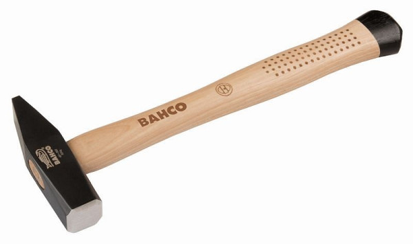Marteau de machiniste Bahco, manche en bois, 160g, 260mm, tête 15x82mm, 481-100