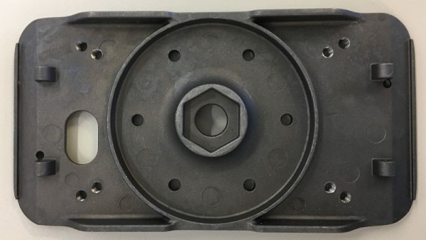 Plaque de base ELMAG ALU '8 trous' n° 70 pour EPS 470, 9403700