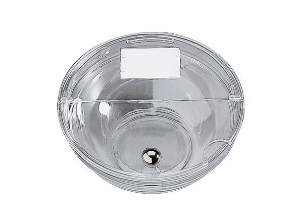 Housse de protection APS, Ø 23,5 cm, acrylique, avec poignée chromée, transparente, pliable, avec étiquette, 11878