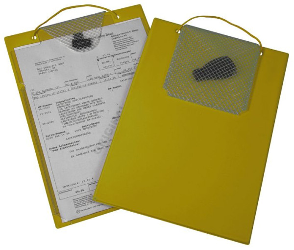 Sac de travail Eichner "Turbo" avec compartiment à clés, jaune, UE : 10 pièces, 9015-00336