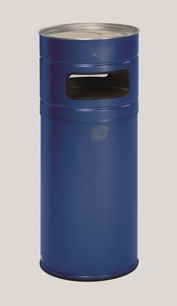 VAR cendrier / collecteur de déchets H 100, bleu gentiane, 17143