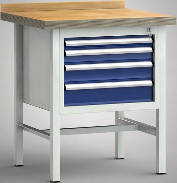 Etabli standard KLW - 1500 x 700 x 900 mm L x P x H (version ERGO), WS058E-0750M40-E7021