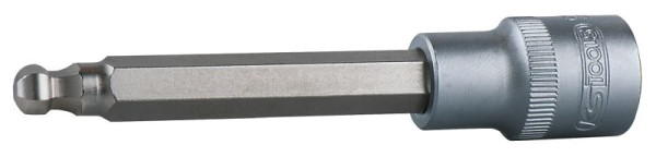KS Tools Douille pour embout 1/2", six pans creux avec tête sphérique, longue, 6 mm, 200 mm, 911.5315