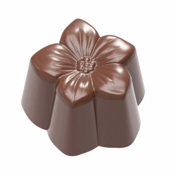 Moule à chocolat Schneider - violet petit, 275 x 135 x 24 mm / 25 x 24,5 x 18 mm, 8 g, 4 x 8 pièces, 421568
