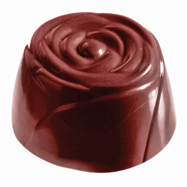 Moule à chocolat Schneider - petite rose, 275 x 135 x 24 mm / 27 x 27 x 16 mm, 8,65 g, 4 x 7 pièces, 421544