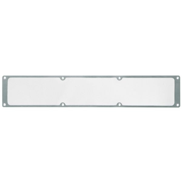 Pantalon de farine plaque antidérapante en aluminium avec revêtement antidérapant m2, Easy Clean blanc 114x1000mm, APM3EF2