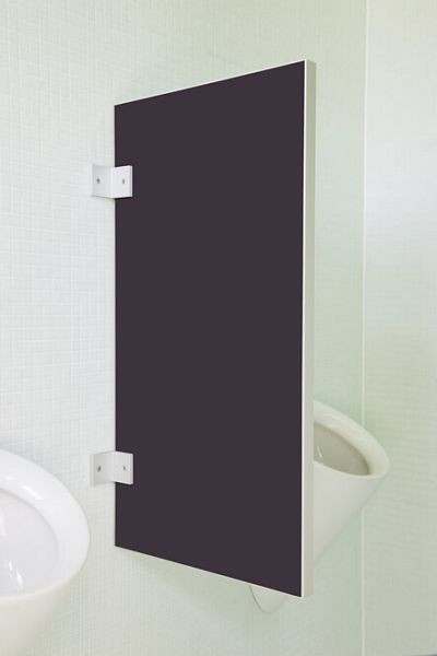KEMMLIT Cloison d'urinoir standard Novara en bois graphite, 15120005