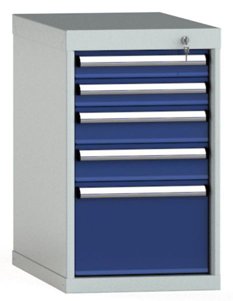 Armoire à tiroirs KLW 700 x 419 x 750 mm H x L x P, dimensions d'installation : 600 mm, division : 18x36 unités, SDB0700-05EP-001