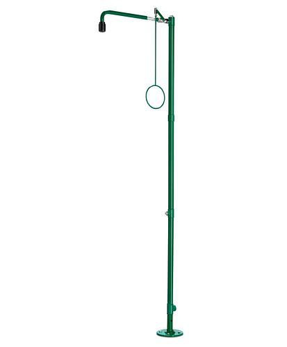 Douche de corps B-SAFETY, verte, montage au sol, BR 830085, DVGW, 305265