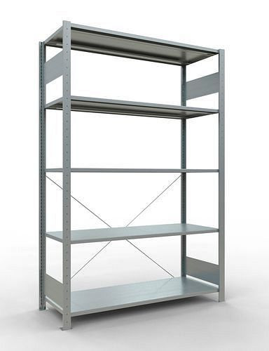 Étagère Schulte, champ de base, 5 niveaux de rangement, traverse, charge du compartiment 150 kg, 1360 x 536 x 2000 mm, 278715