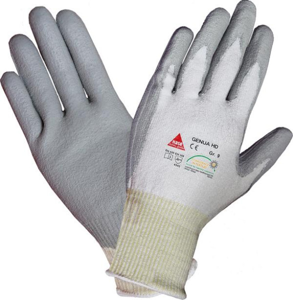 Hase Safety GENUA HD, Gants de sécurité à 5 prises, résistants aux coupures, taille : 10, UE : 10 paires, 508530-10