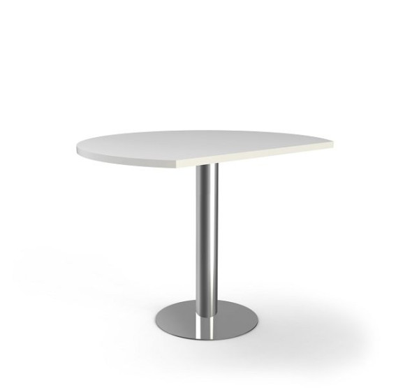 Table de réunion Kerkmann D 1000 x H 720-820 mm, Artline, couleur : blanc, 11766710