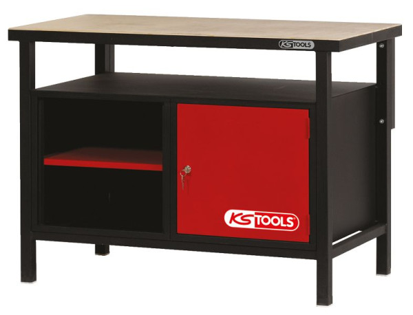 Etabli KS Tools avec 1 porte, H840xL1200xP600mm, 865.0001